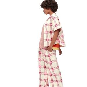 Marni x Uniqlo Oversized Open Collar Shirt Sz XS